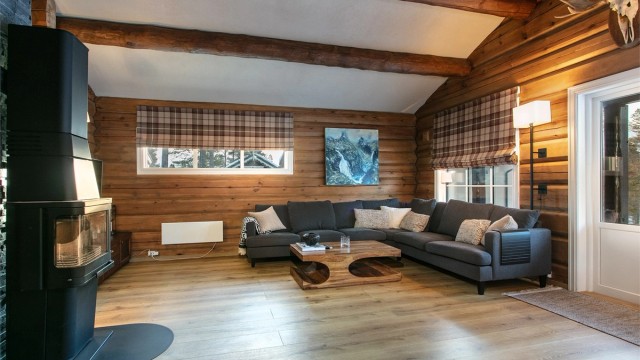 Sofakroken på stuen