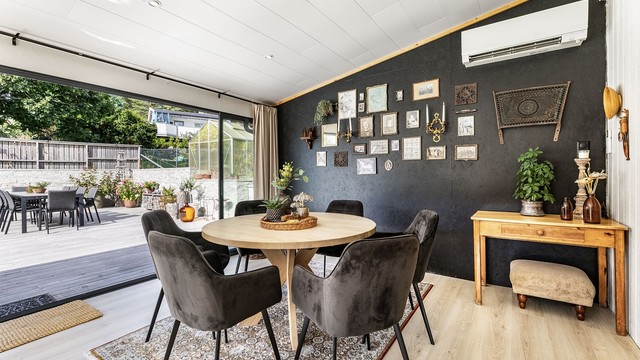 Luft-luft varmepumpe høyner komfort- og trivselsgraden i vinterhagen.