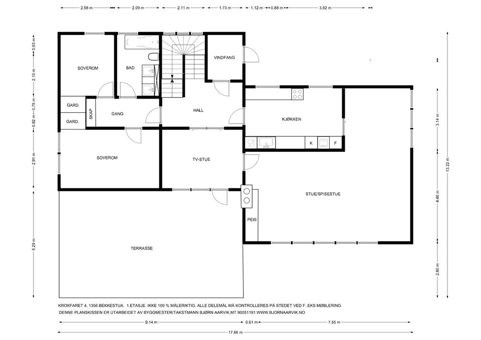 Plantegning 1. etasje