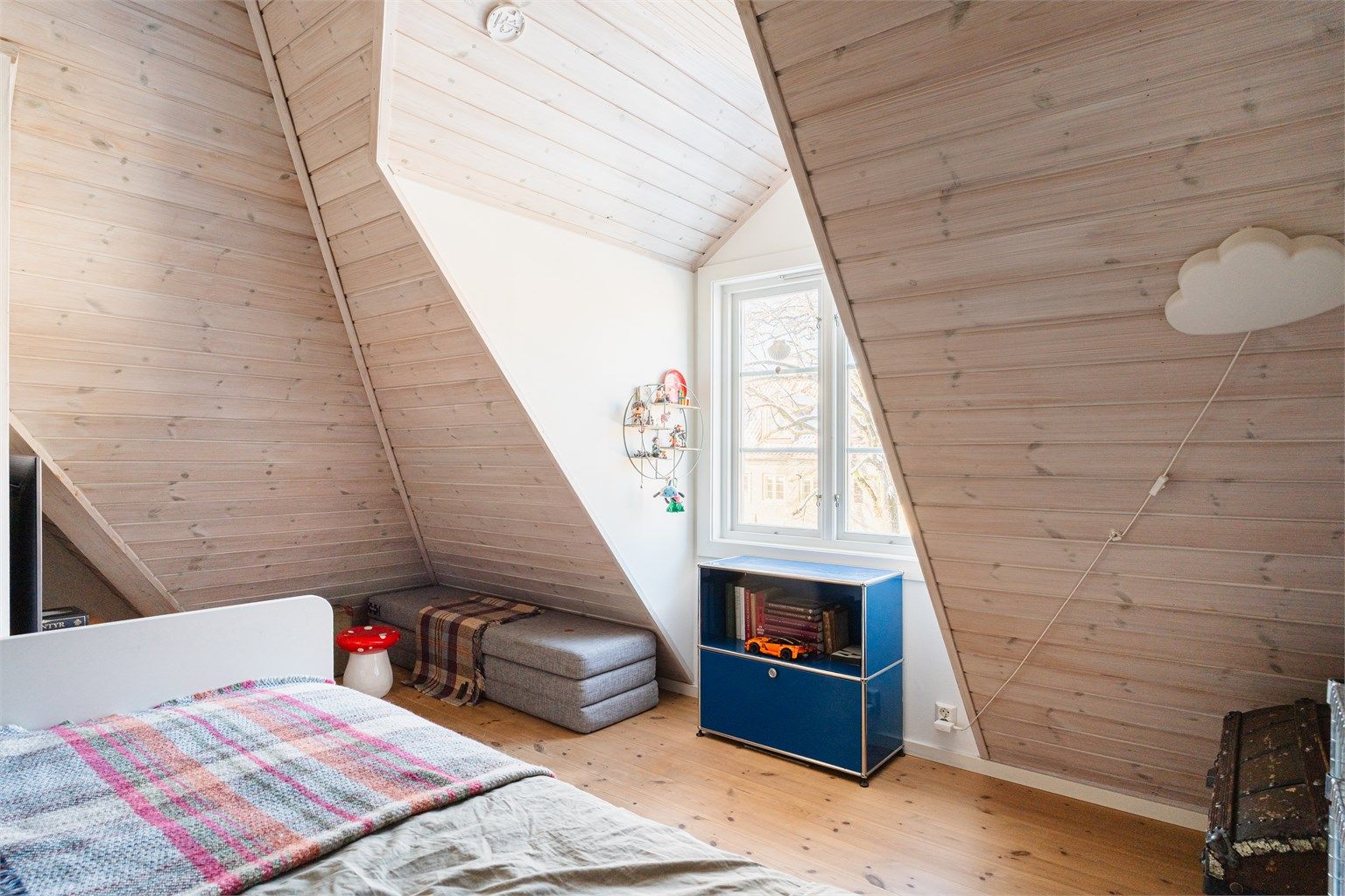 Et allsidig rom som kan innredes etter behov.