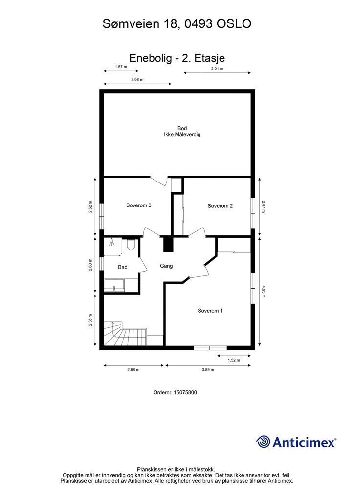Planskisse - 2. etasje