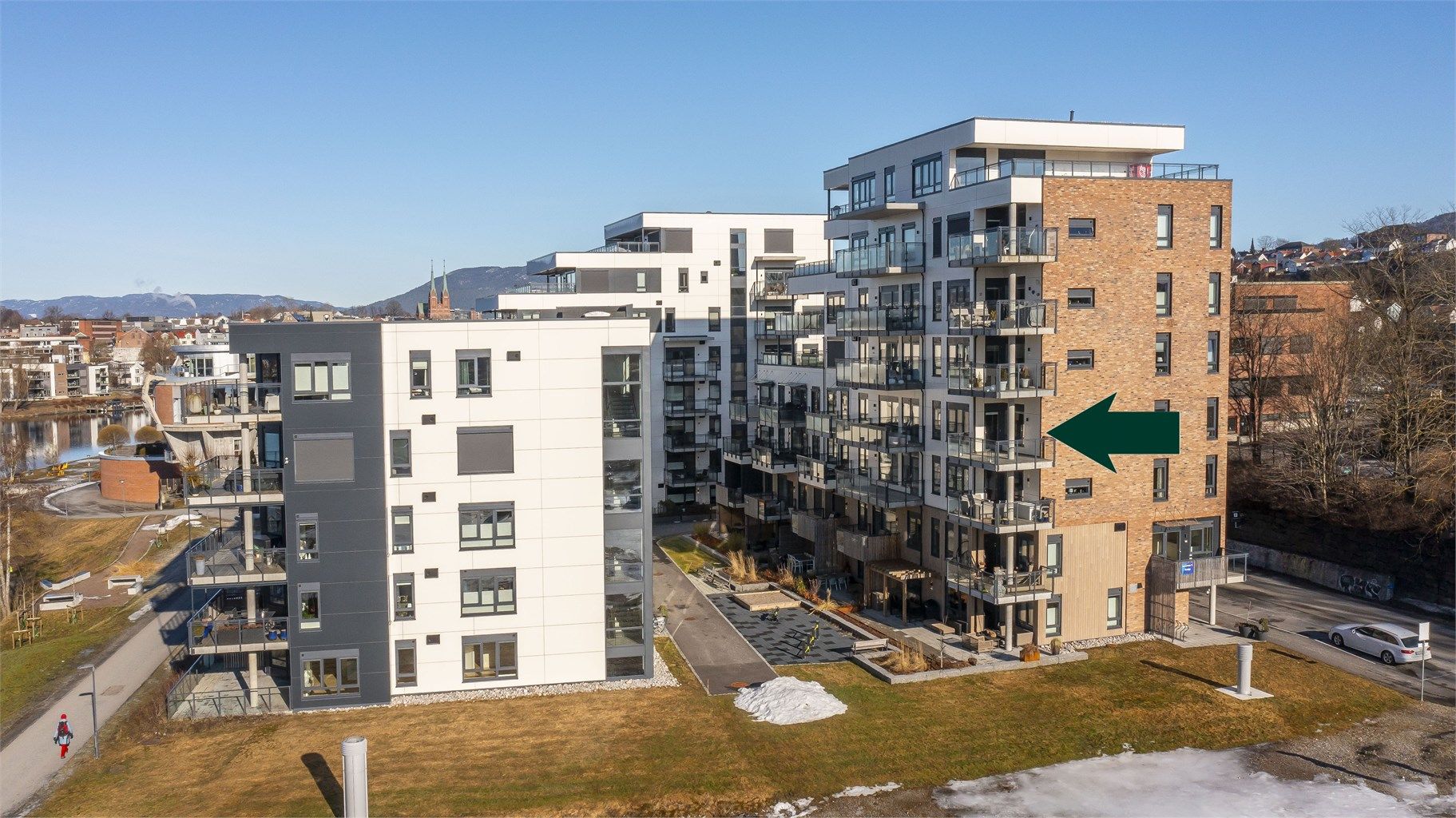 Endeleiligheten ligger fint plassert i 4. etg