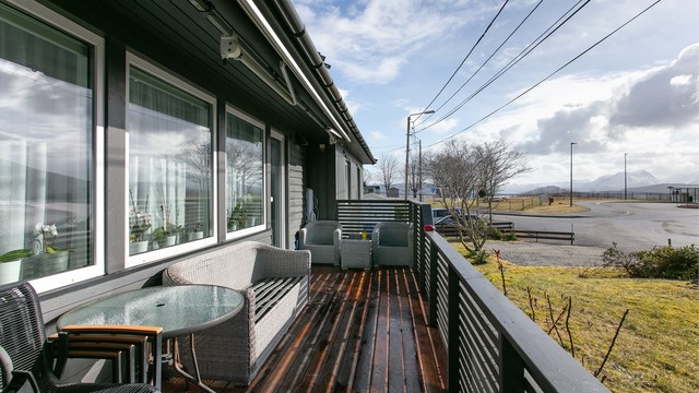 Terrasse i hovedetasjen