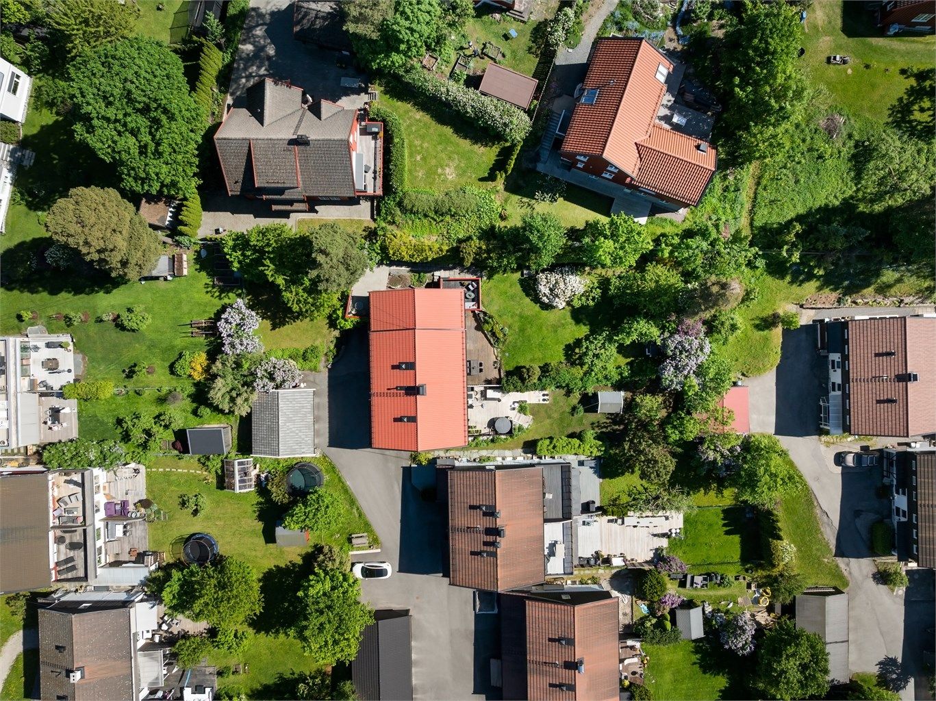 Oversiktsbilde som viser eiendommens plassering i nabolaget.