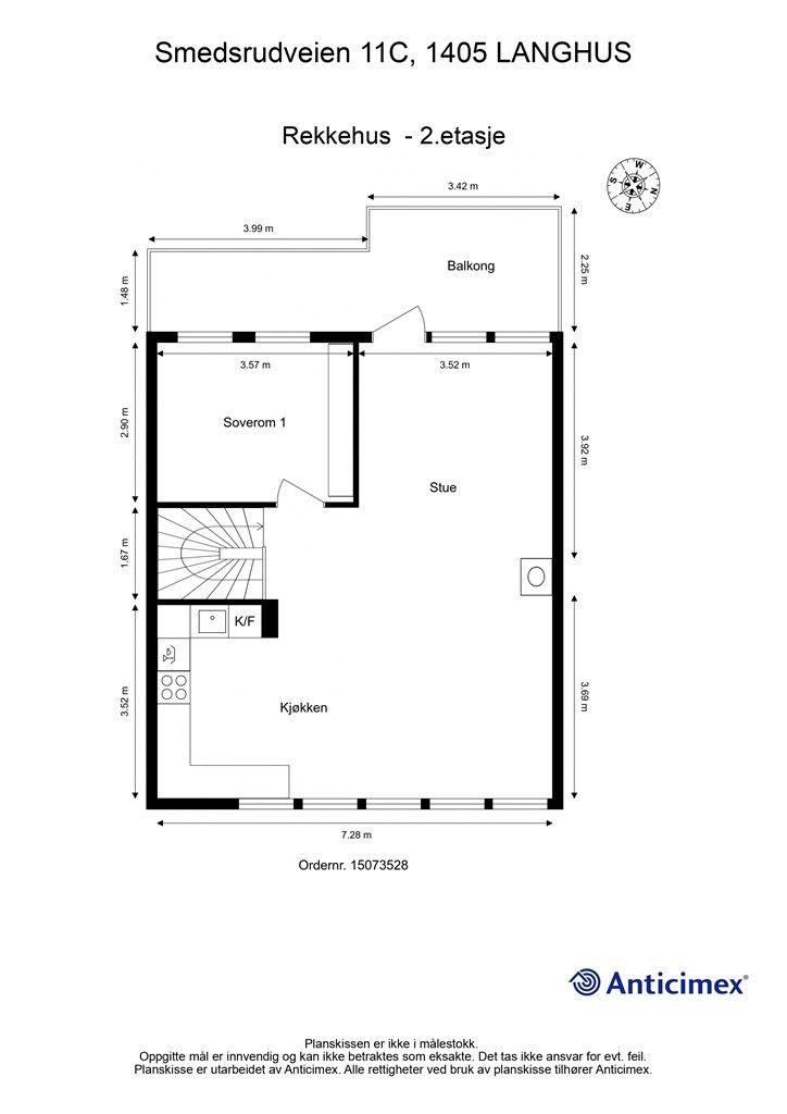 Plantegning - 2.etasje