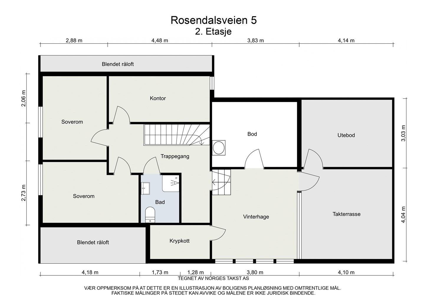 Planskisse 2. Etasje