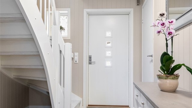 Boligen har balansert ventilasjon sørger for et sunt inneklima.