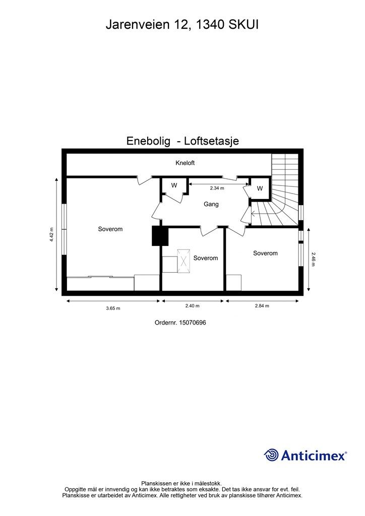 Plantegning 2. etasje