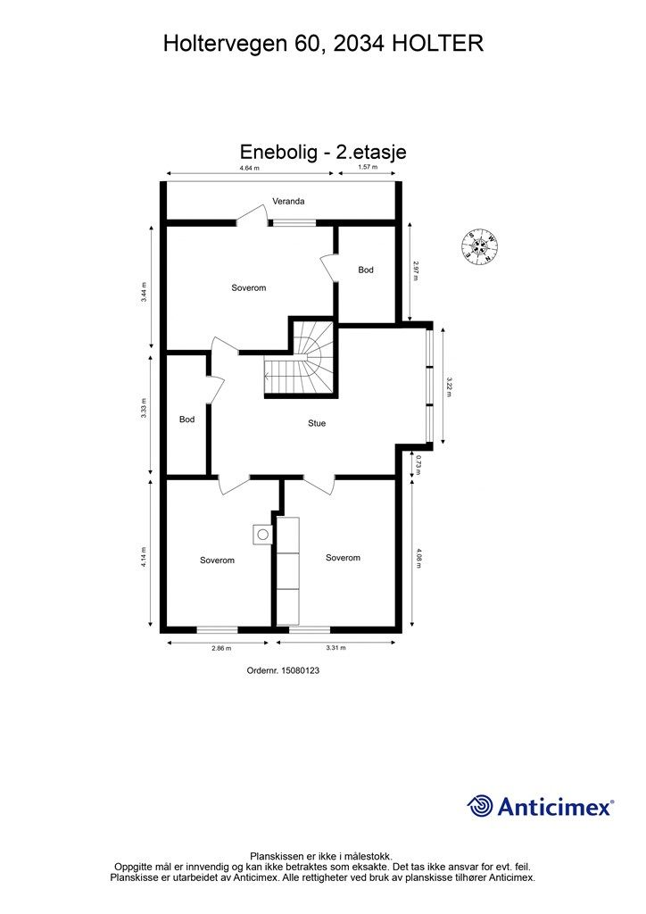 Plantegning 2.etasje 