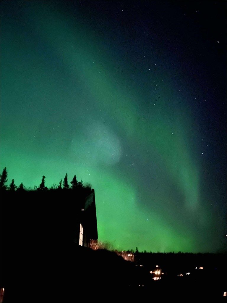 Nordlys i Tuddal.