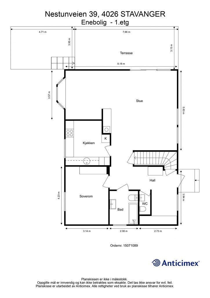 Plantegning 1. etasje