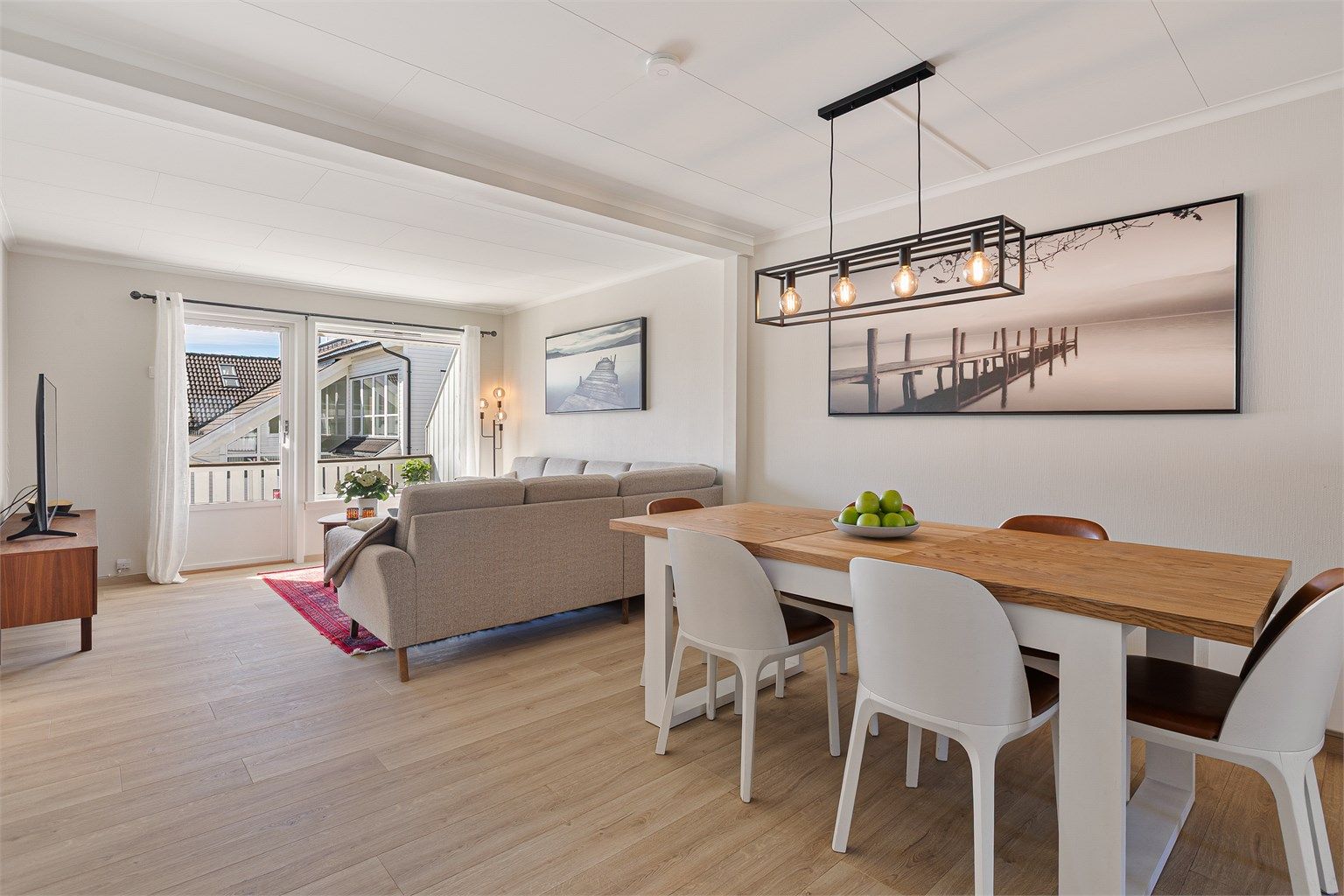 Velkommen til denne innholdsrike leiligheten på Kløfta! Foto: [Fotografens navn]