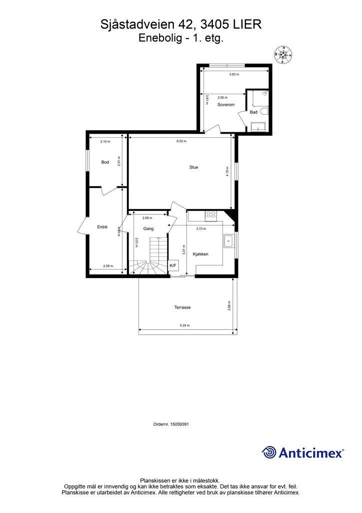 Plantegning - 1. etasje