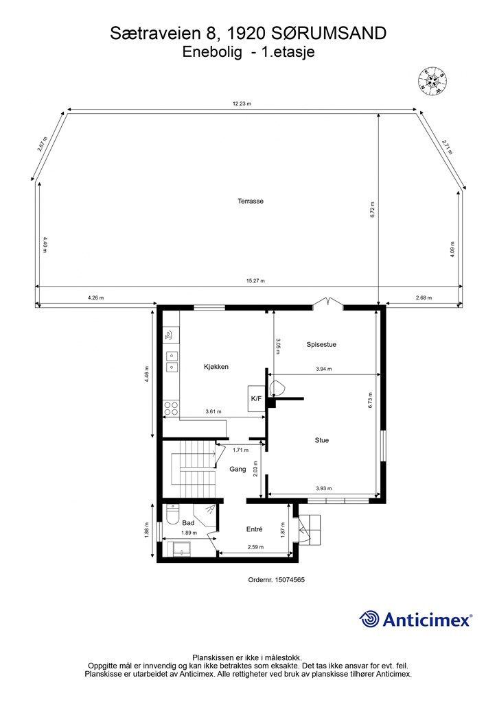 Plantegning 1. etasje