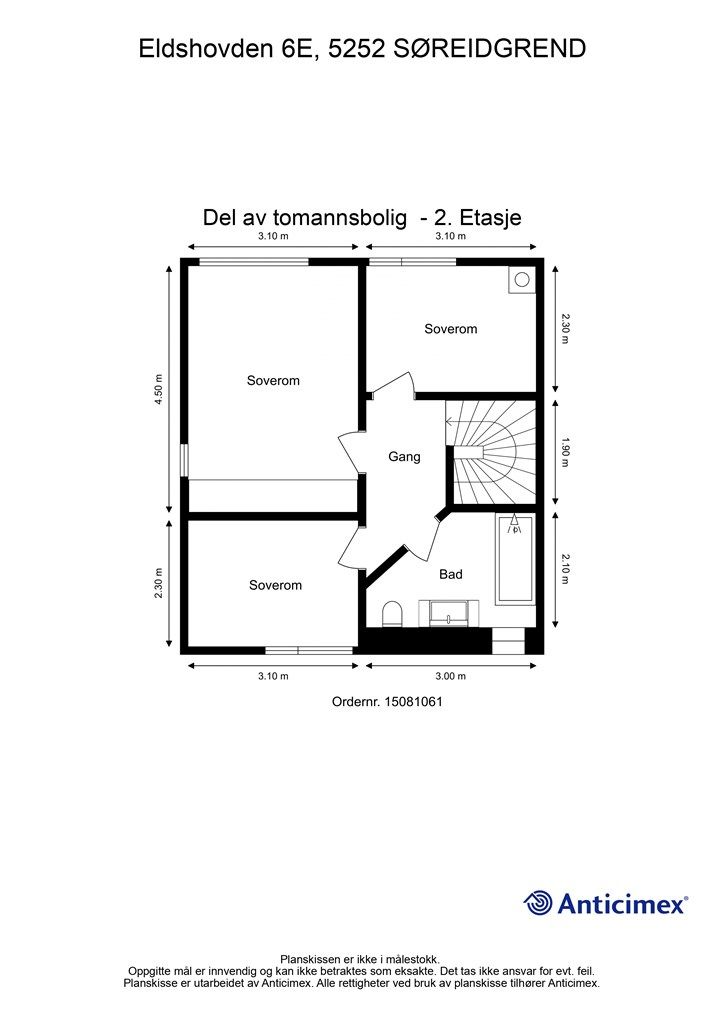 Plantegning 2. etasje