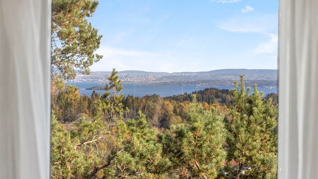Flott utsikt mot Oslo, Nesodden og Oslofjorden