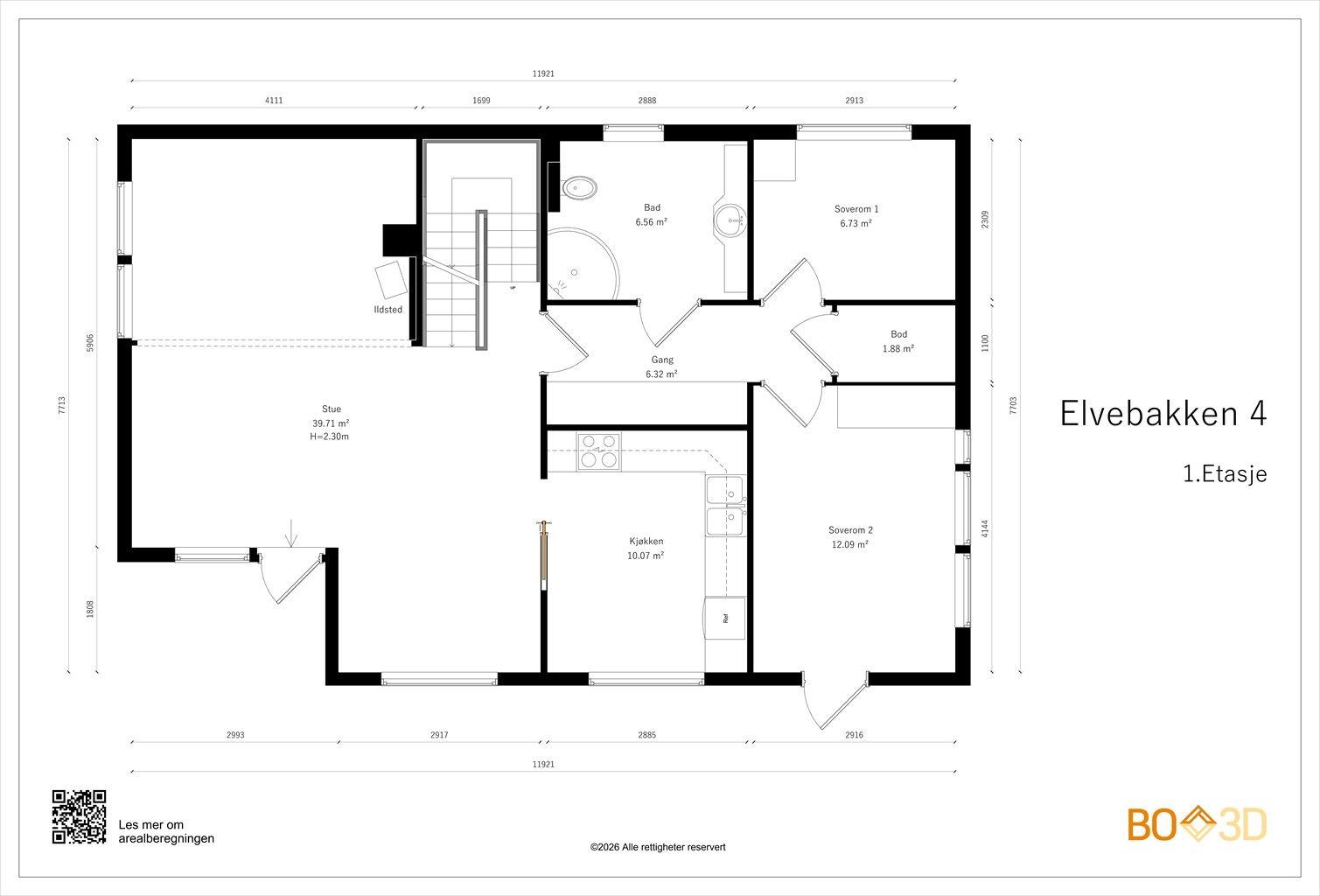 Plantegning 1.etasje 