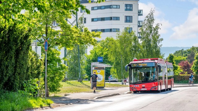 Kollektivtilbudet er svært godt. Busslinje 37 stopper på andre siden av veien og Helsfyr T-bane er under ti minutters gange unna