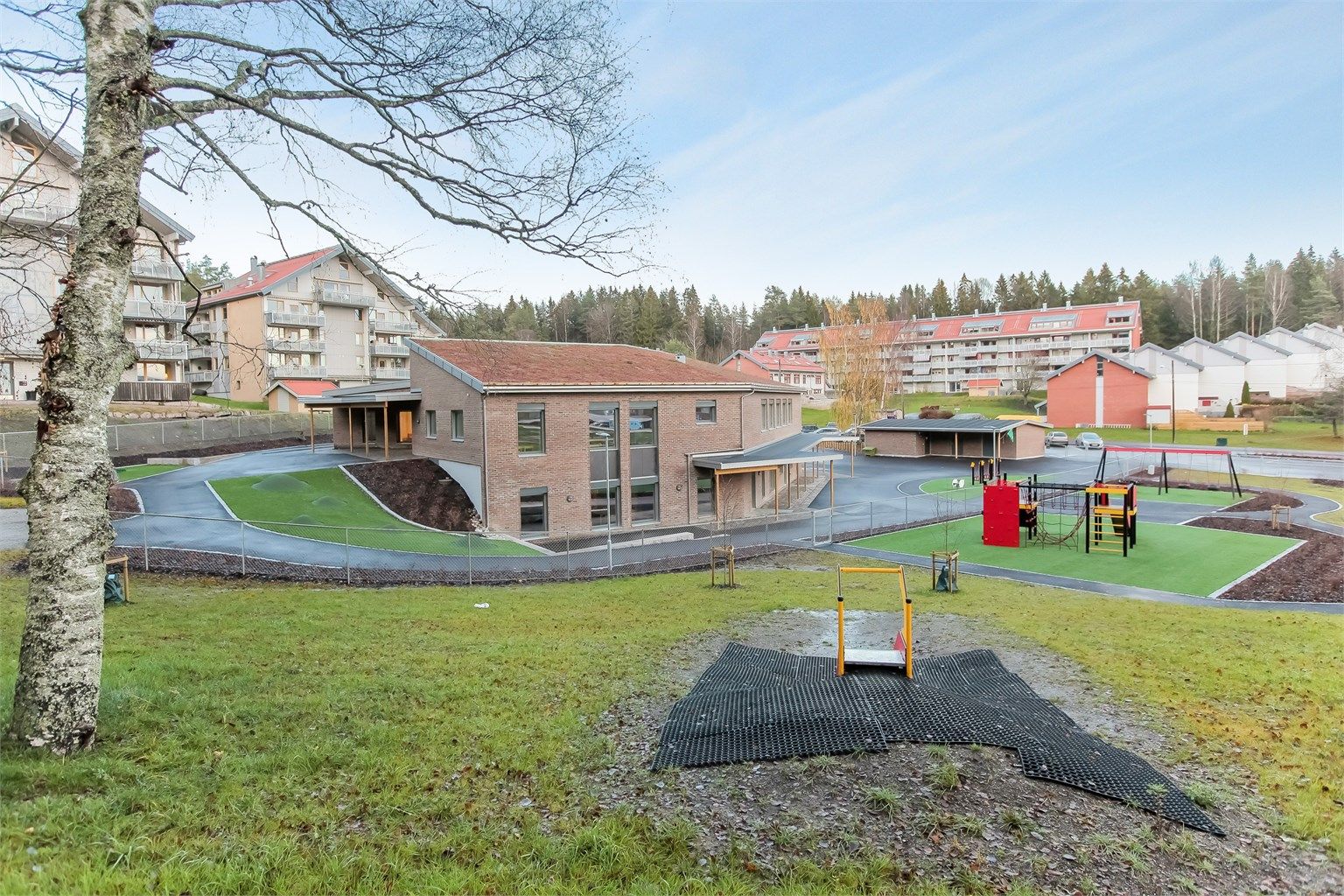 Nyere barnehage på Ødegården – barnehagen ligger nær marka med flotte tur- og aktivitetsmuligheter