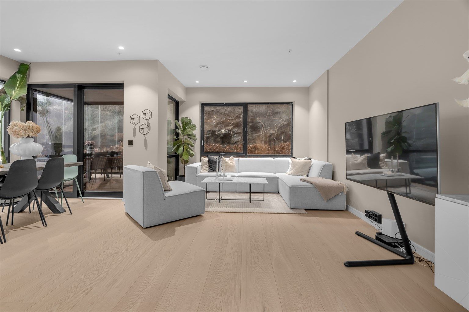 Egen krok som skaper et koselig hjørne til sofa eller sittegruppe.