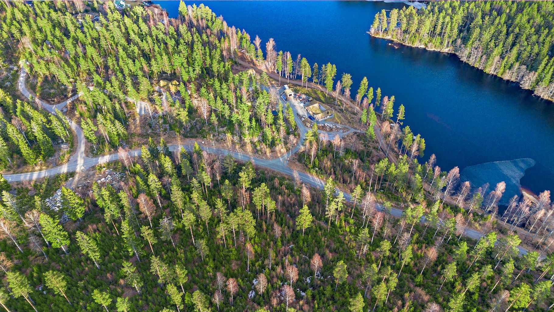 Fantastisk intern beliggenhet med utsikt ut over Mortsjølungen