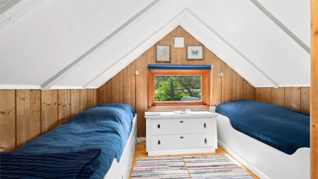 Soverom i loftsetasjen