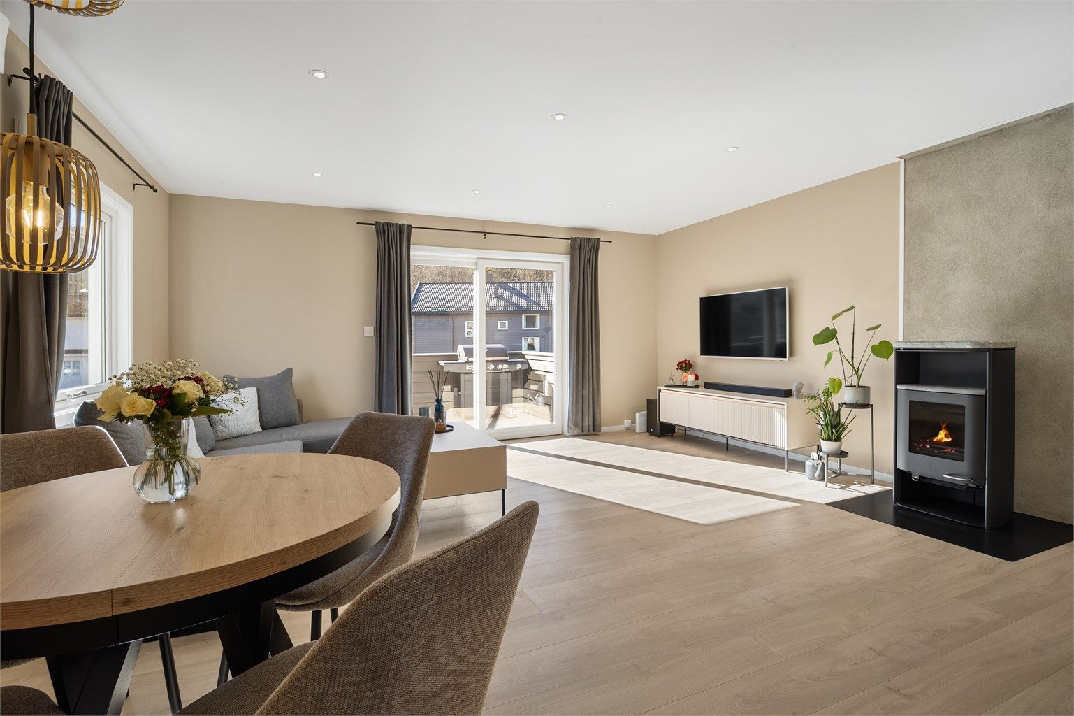 Pen og innbydende 3-roms leilighet i 2. etasje - Foto: Stine Prøitz Jørgensen