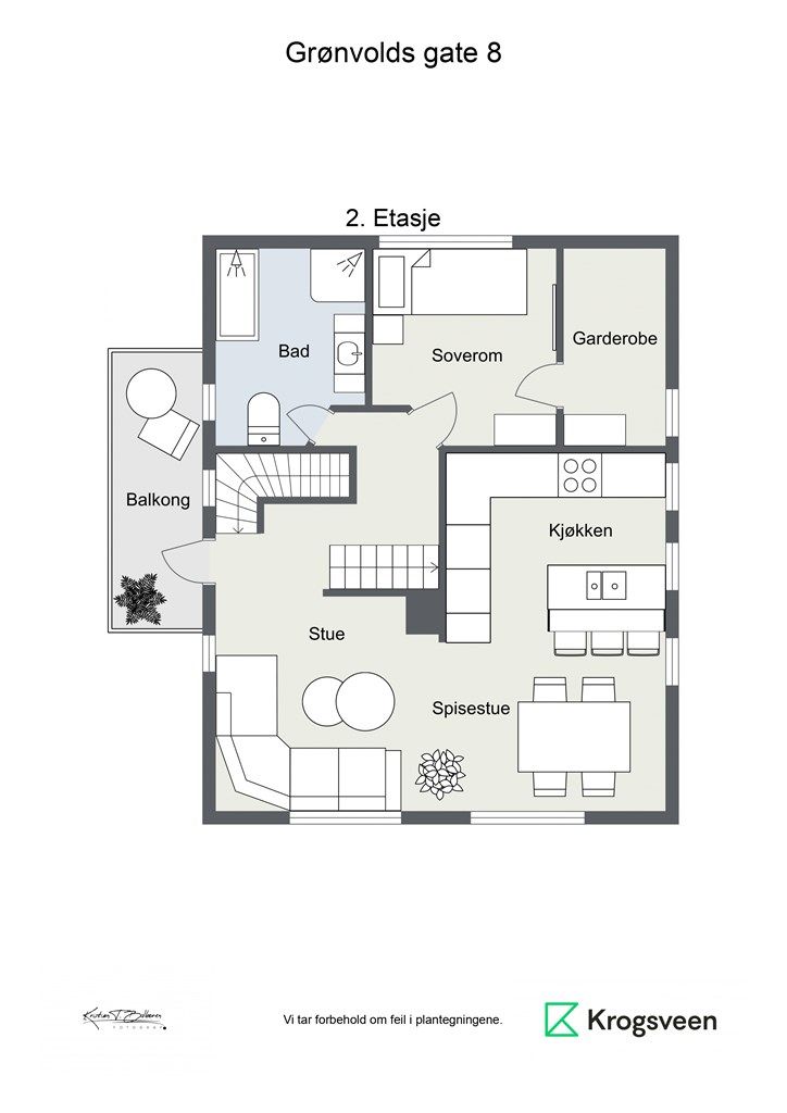 Planskisse 2. etasje.