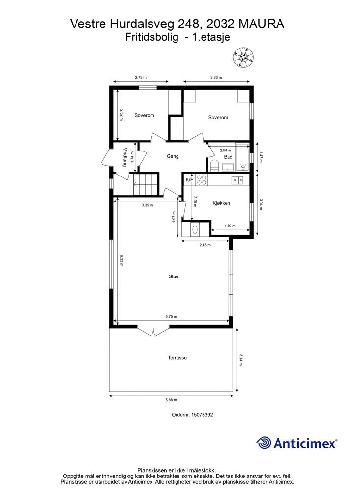 Plantegning 1. etasje