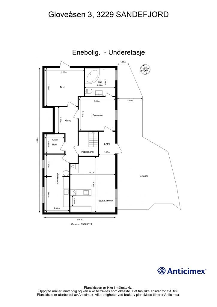 Plantegning - Underetasje