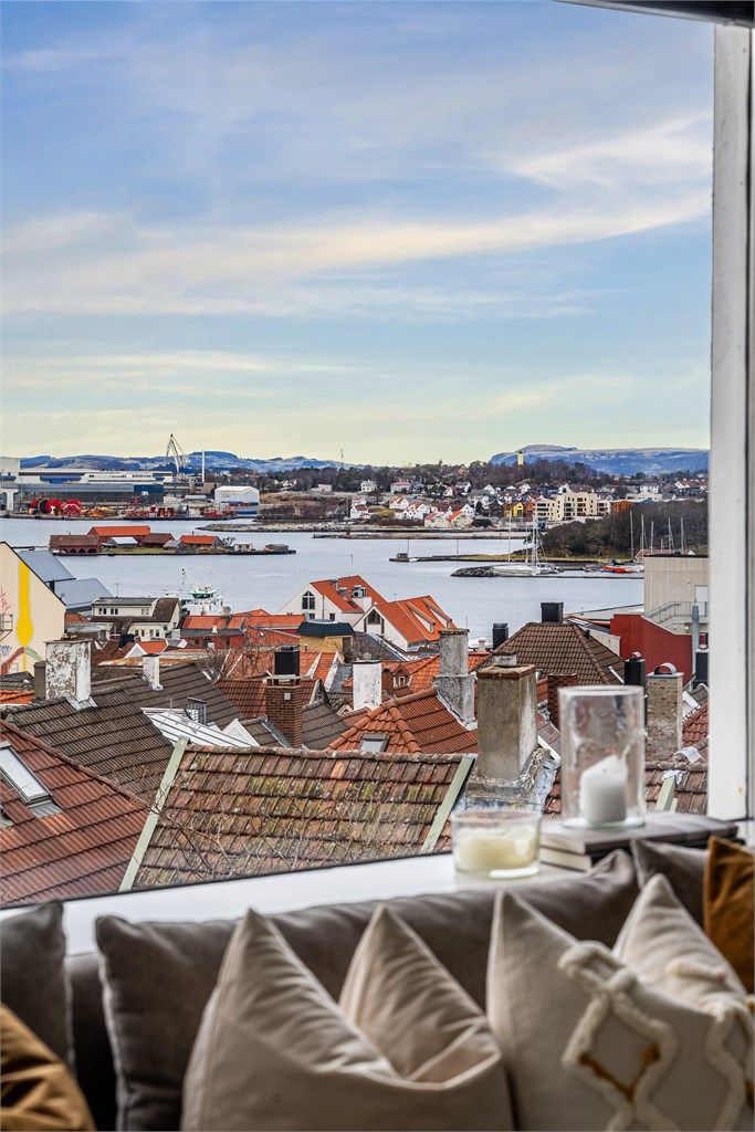 Nydelig utsikt mot innseilingen.