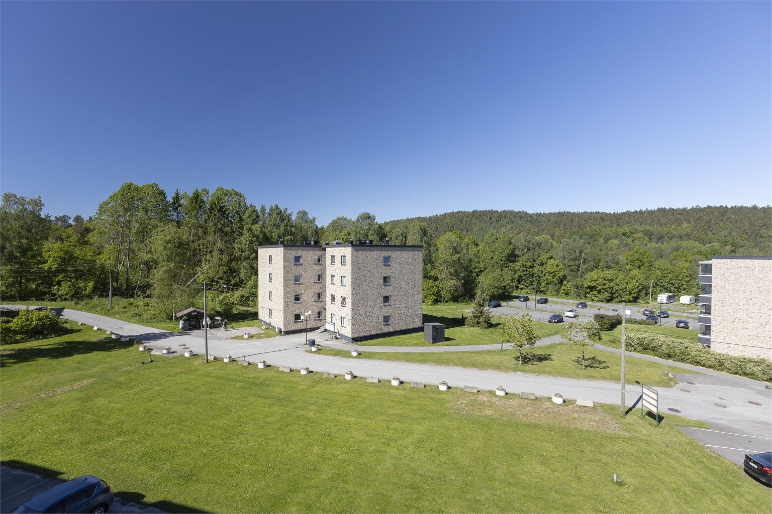 Utsikt fra balkongen