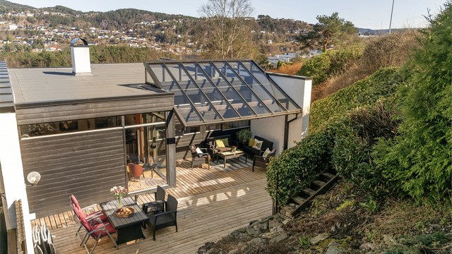 - Med glassoverbygget kan du være ute uansett vær -