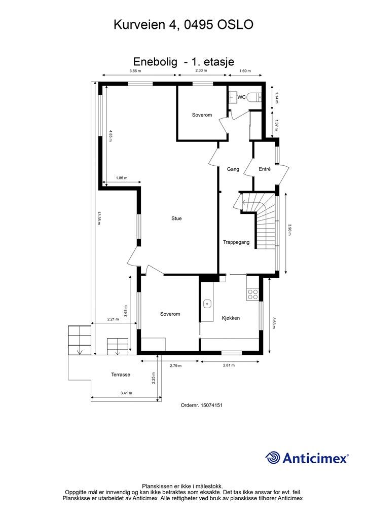 Planskisse 1. etasje