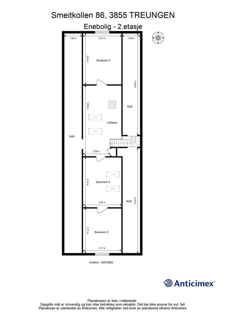 Plantegning 2. etasje.