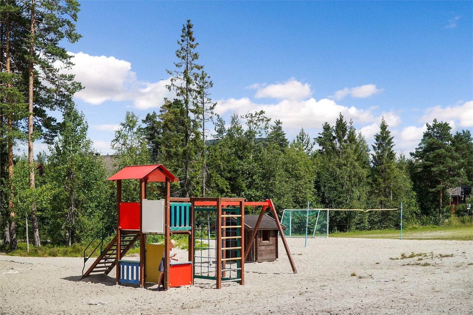Lekeplass i nærmiljøet for de minste