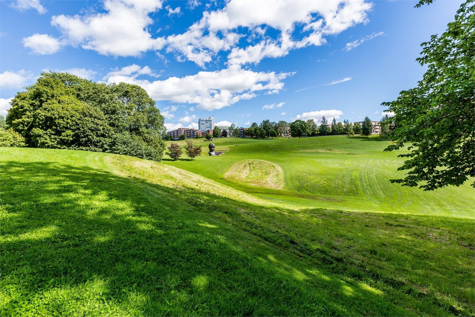 Torshovdalparken er en av Oslos mange grøntområder, denne er i gangavstand fra leiligheten. Perfekt for aking på vinteren! 