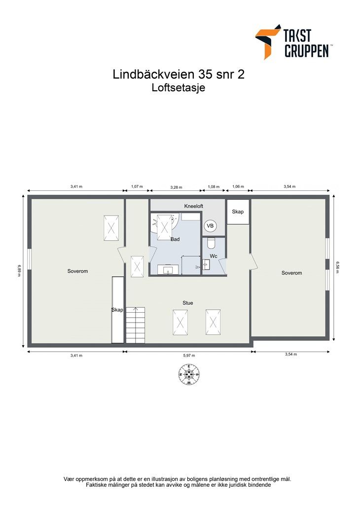Plantegning - 2. etasje
