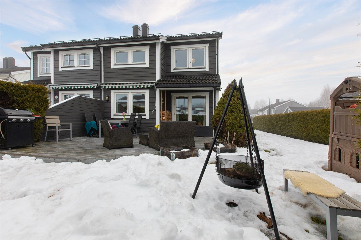 Velkommen til Vettevegen 4B ! Foto: Hege K. Leren