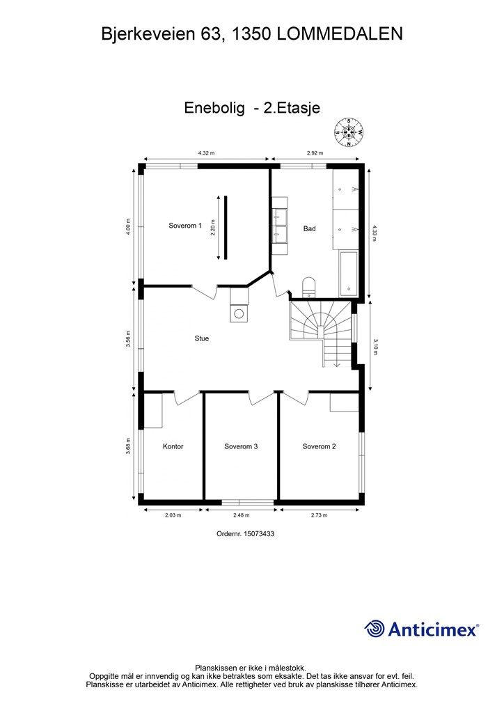 Plantegning 2. etasje 