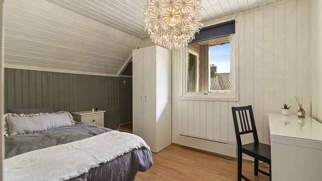 Soverom nummer to i boligens 2. etasje.