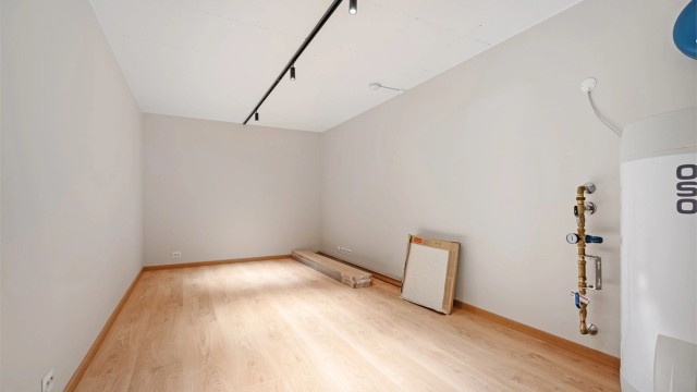 Bod i kjeller, kanskje man vil bruke boden til trimrom og/eller en hobby?