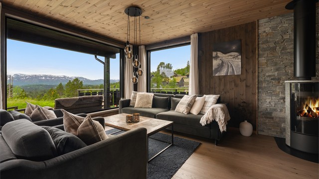 Lekker hytte oppført i 2022. Foto: Fjellmedia