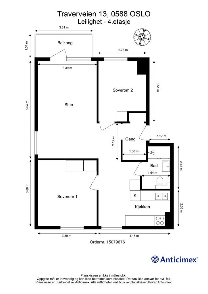 Plantegningen over ditt nye hjem! 