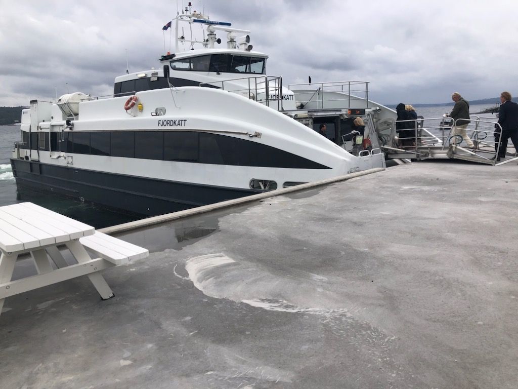 Her kan du ta Ferja inn til Aker brygge i sommersesongen
