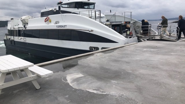 Her kan du ta Ferja inn til Aker brygge i sommersesongen