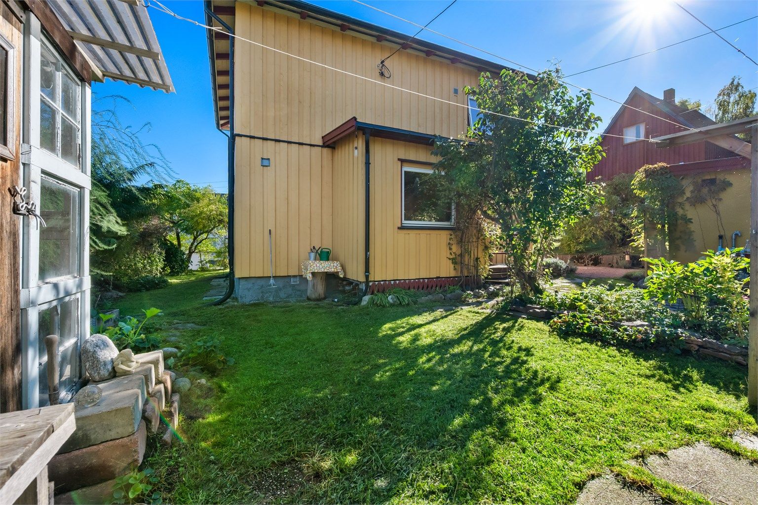 Boligen er bygget og bevart som "Byggmesterfunkis"