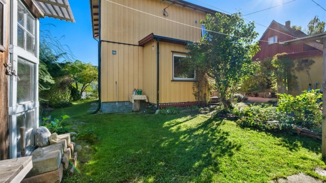 Boligen er bygget og bevart som "Byggmesterfunkis"