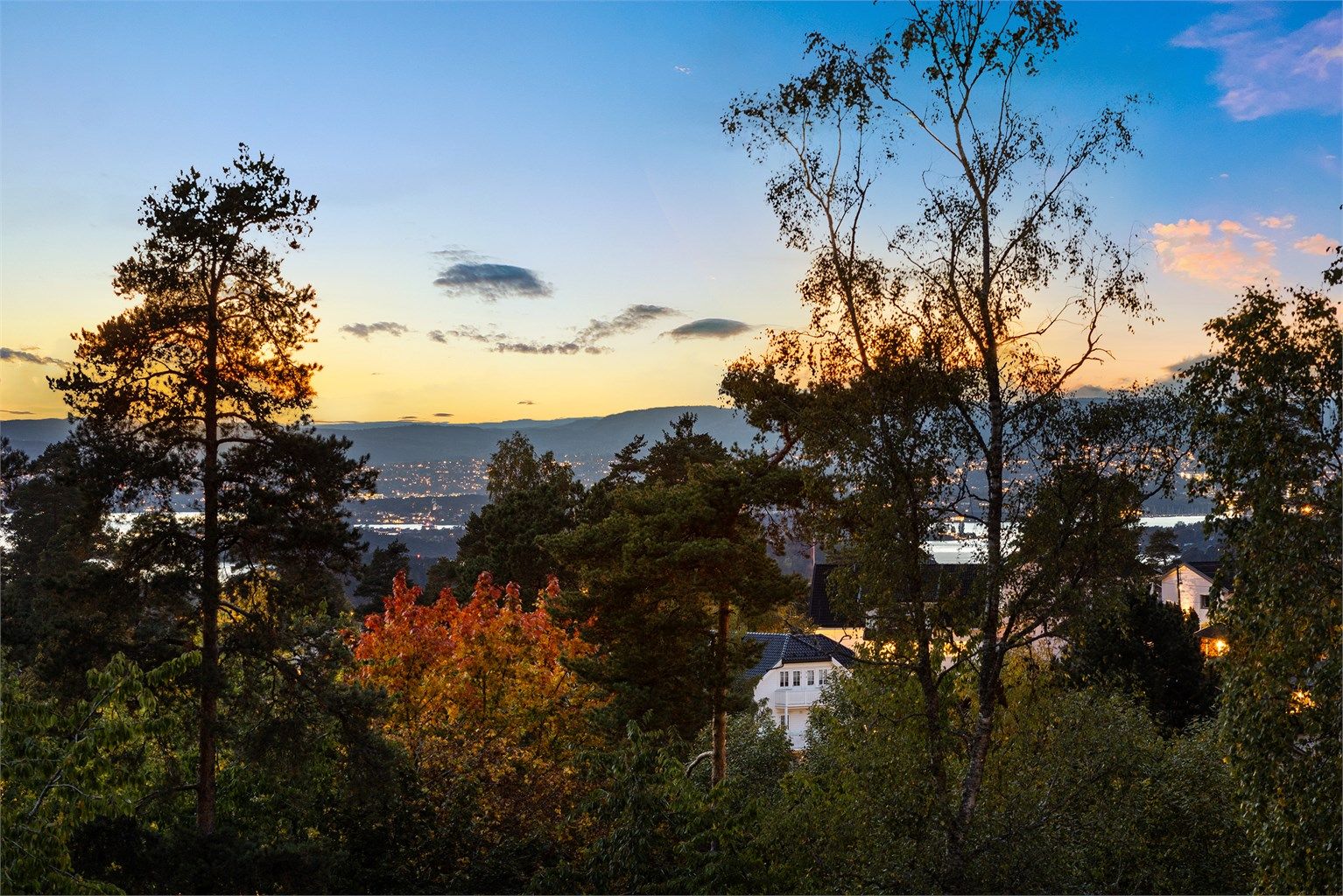 Utsikt fra balkongen