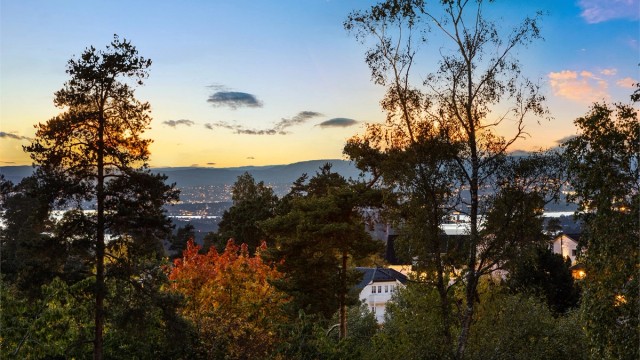 Utsikt fra balkongen